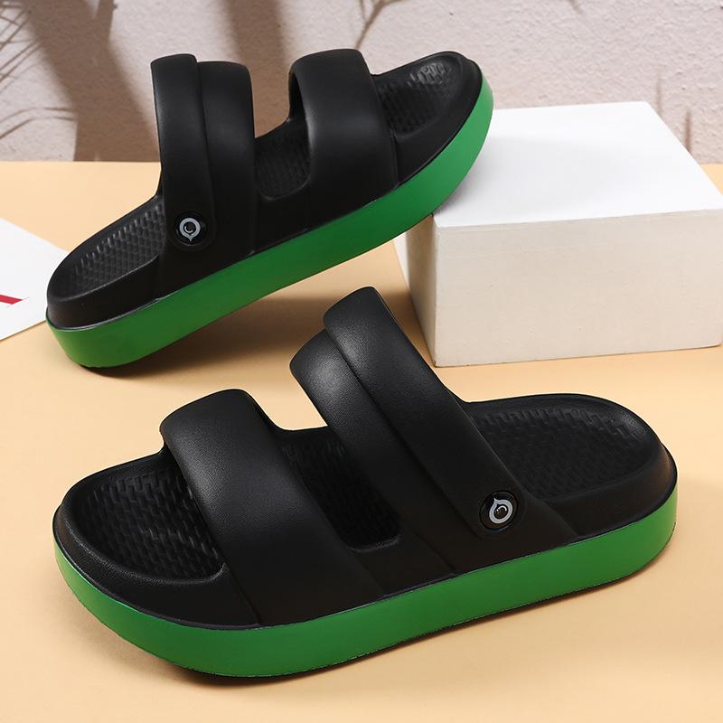 Flexible Soft Eva Boys Summer Slippers Trendy Nonslip Indoor Sandals For Kids In Fun Cartoon Designs