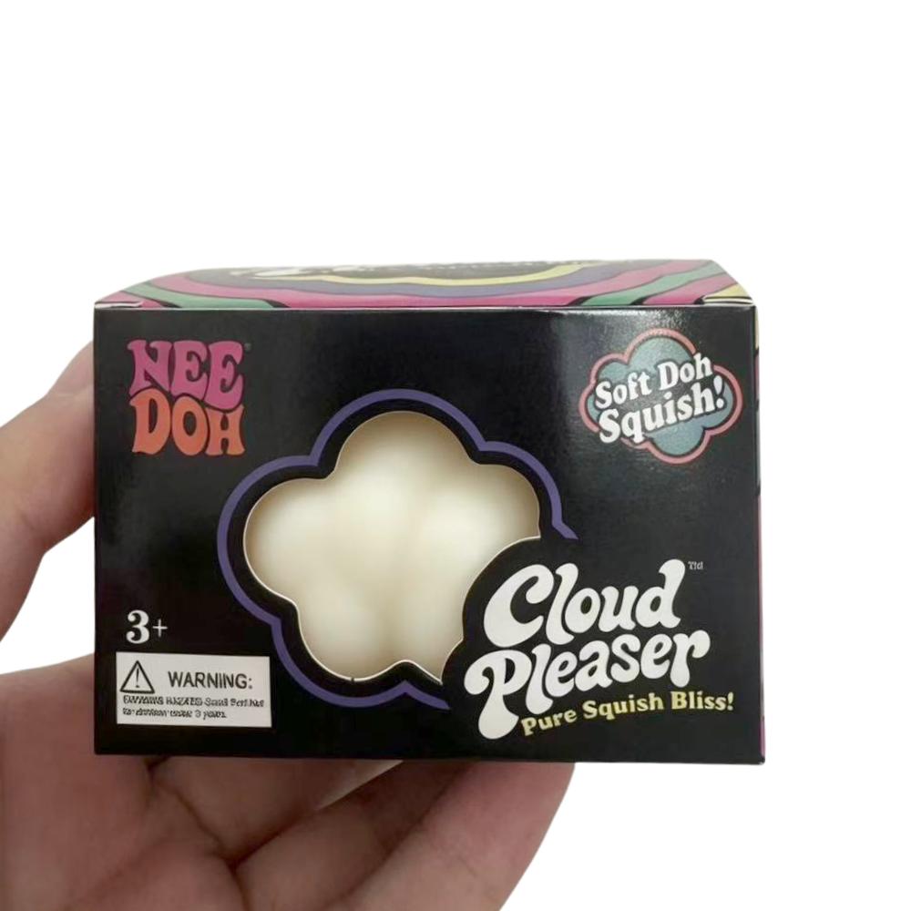 Schylling Needoh Cloud Pleaser Slow Rise Cube Squishy, Stress Relief Squeeze Blind Box Fidget Toy For Adhd Anxiety