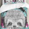 3pcs Bedding Set Cute Animal Sloth Home Textile Duvet Cover Pillow Case Boy Kid Teen Girl Bedding Covers Set