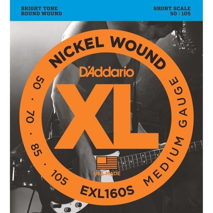 D'ADDARIO Cordes Basses CDD EXL160S