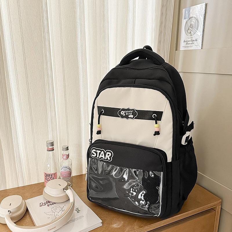 High Value, Fresh and Cute, Multi-pocket Backpack, Student Leisure, Simple and Large-capacity Backpack.