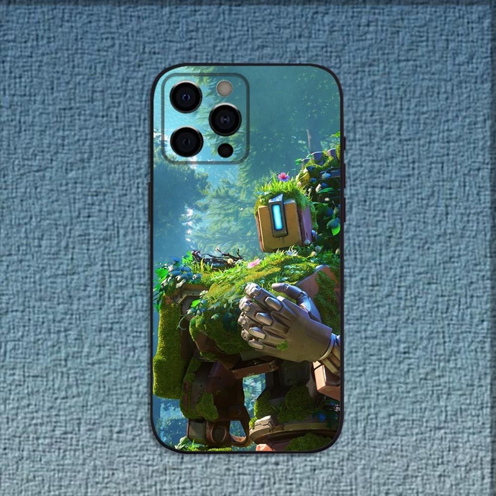 Game O-Overwatch Phone Case For iPhone 16,15,14,13,12,11,Pro,X,XS,Max,XR,Plus,Mini Soft Black Cover