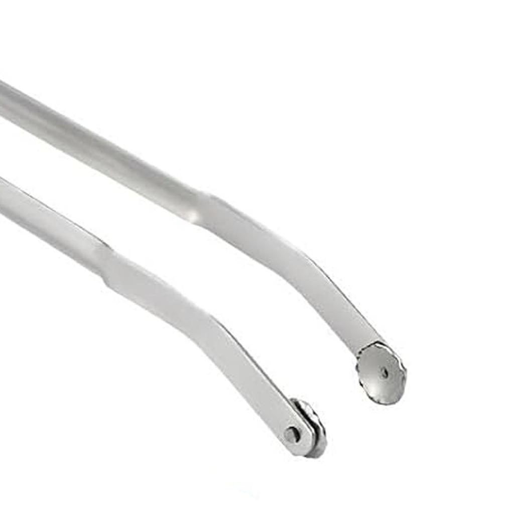 BBQ Sausage Turning Tongs Stainless Steel Long Handle BBQ Sausage Grill Tongs Kitchen Tongs for