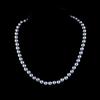 8Mm multi-color glass imitation pearl necklace jewelry women's collarbone chain simple short pearl necklace