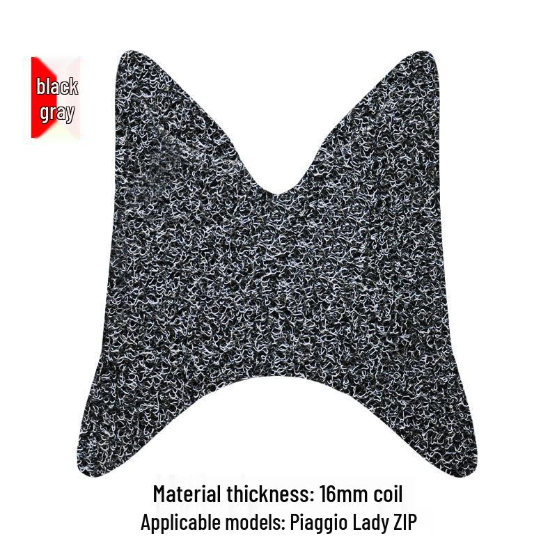 Piaggio Lady ZIP Motorrad Seidenfußmatte: BYQ100T-E Sportversion Dickeres Pedalpad
