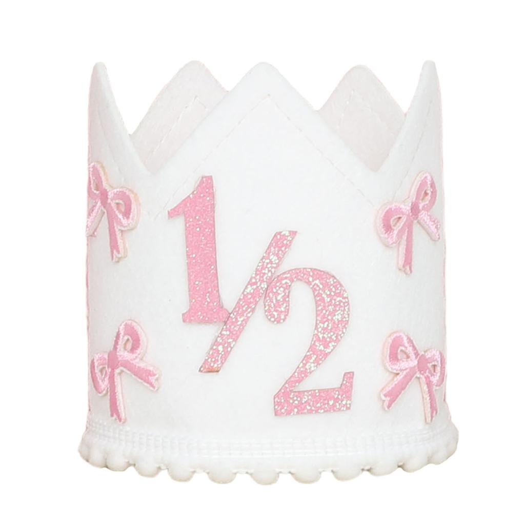 Girls Half Birthday Decorations 6 Month 1/2 Butterfly Birthday Tassel High Chair Banner Pink Room Party Decorations
