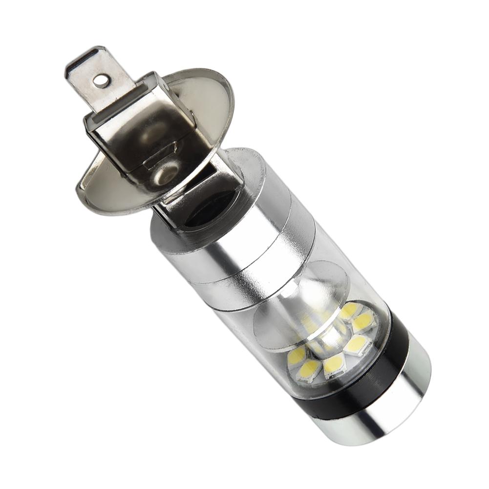 2pcs Car Headlight Bulbs H1 100W LED White 12V-24V 20-For Projector Fog Driving DRL Light Bulb 6000K Car Accessories Bulbs 7