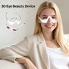 3D Eye Massager - USB Rechargeable, LED Eye Care Device for Dark Circles, 3 Massage Modes / 3 Adjustable Intensities, Mother's Day, Halloween