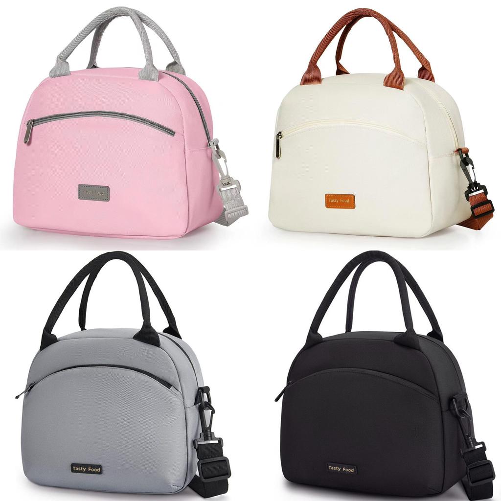 Oxford Cloth Lunch Bag With Insulation For Office Commuters And Casual Outings