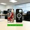 Inuyasha Silhouette Red Katana Anime   Phone Case For iPhone17,16,15,14,13,12,11 Plus,Pro Magnetic For Magsafe Wireless Charging