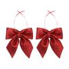 Christmas Bows Red Christmas Tree Hanging Decorations Christmas Hanging Decorations Bowknot Tree Ornaments