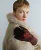 ENOLEUSEUTYUDIO Flower Jacquard Gloves - Brown