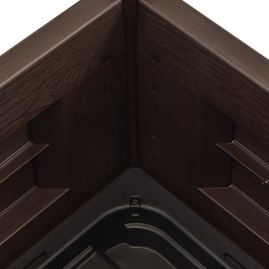 Garden Raised Bed PP Anthracite 43 X 43 X 35 Cm