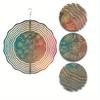 360 Degree Rotating Metal Wind Spinner for Outdoor Garden Decor with Intricate Floral Design and Vibrant Colors Perfect Gift for All Seasons