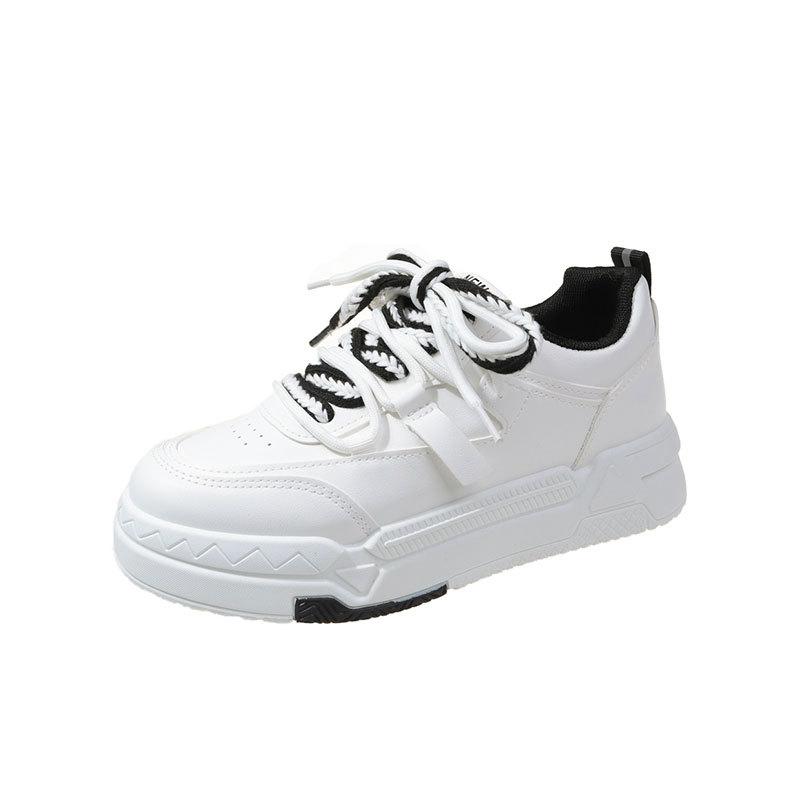 Popular Hong Kong style platform Guochao board shoes women's summer 2025 spring and autumn new niche versatile casual shoes sports white shoes