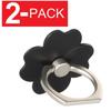 2-pack Universal 360 Rotating Finger Ring Stand Holder For Cell Phone With Elegant Flower Design And Premium Quality Materials