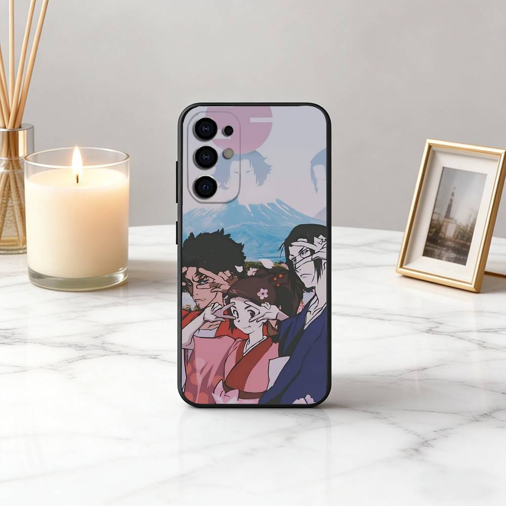 S-Samurais SC C-Champloo-es Phone Case For Samsung S25,S24,S21,S22,S23,S30,Ultra,S20,Plus,Fe,Soft Silicone Black Cover