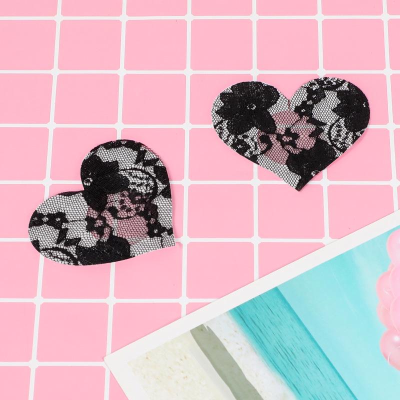 Man Yan Silikon Brustwarzenabdeckungen: Herz-, Kreuz-, Pflaumenblüten- und Sternendesigns 2024 - Atmungsaktive Push-Up-Dessous