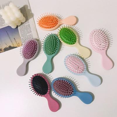 Peine para el Cabello Portátil Mini Plegable Lindo Reutilizable Herramienta de Peluquería Colores Caramelo Apariencia Encantadora Peine con Almohadilla de Aire para el Cabello para Niños