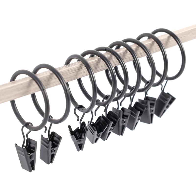 10PCS Curtain Clip Iron Made Curtain Clips Multicolor Buckle Clip Retro Classic Drapes Tie Buckles Modern Curtain Accessories