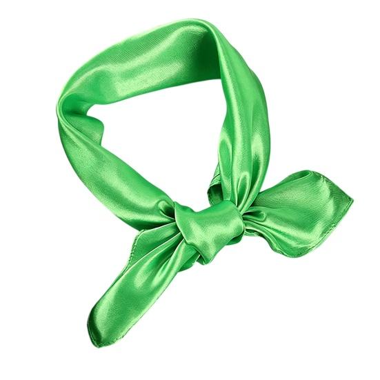 Silk Scarf Soft Breathable Smooth Satin Square Scarf Sun Protection Headscarf Headband Neck Wrap Lightweight Fashion Accessory