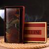 Women's Horizontal Wallet Made of Genuine Leather with Snake Embossing CANPELLINI Wallet 21648 Multicolour