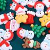 DIY Hairpin Making Cartoon Christmas Patches DIY Art Material New Year Ornament Home Embellishments