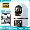 OKAM PRO Dual-Lens HD 5K 10MP WiFi Camera Two-Way Video Intercom AI Motion Tracking Home Camera Color Night Vision PTZ IP CCTV
