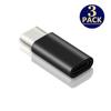 3PCS Lightning Female To USB C Male Charger Adapter for IPhone 15 Pro Max Plus IPad Type C To 8Pin Charging Data Sync Connector