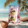 Christmas Gift Oscar Comedy Movie How the Grinch Stole Christmas soft beach towel outdoor camping vacation swinging beach scarf decorative blanket B2