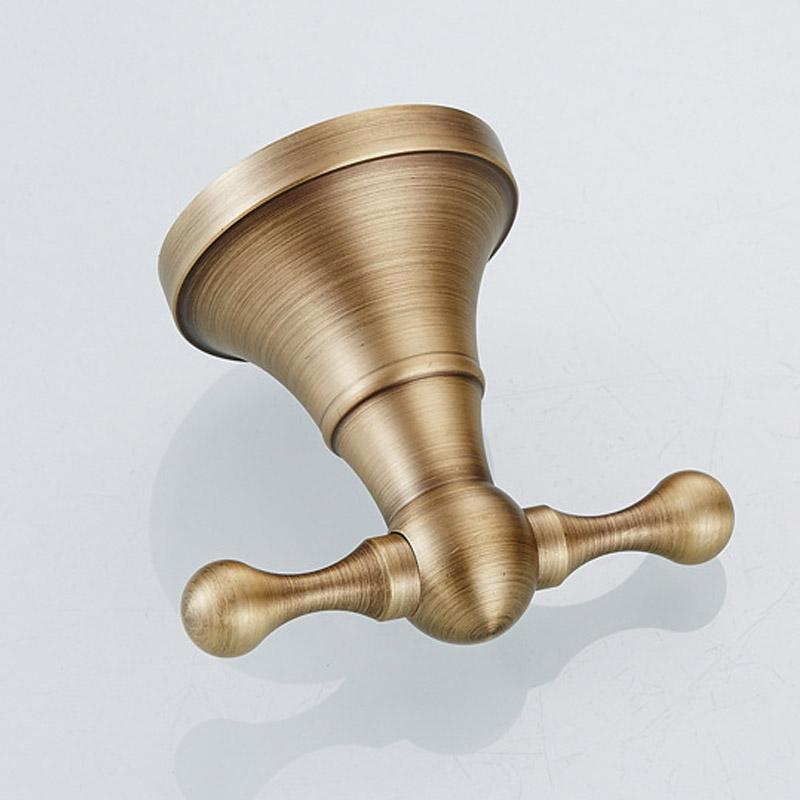 Luxury Solid Brass Bathroom Accessories Set: Towel Bar, Paper Holder, Towel Ring, Robe Hook - Complete Modern Bathroom Set