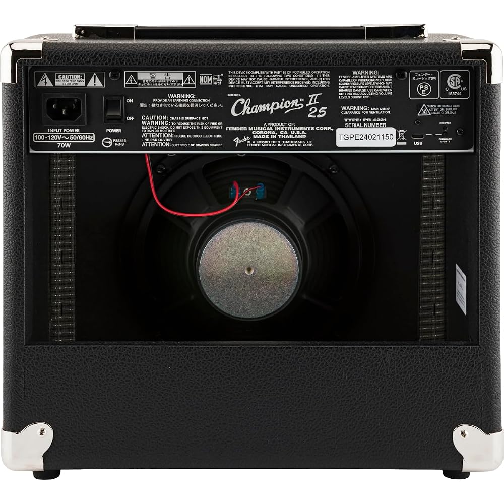Fender Electric Guitar Amp Champion™ II 25, 100V JP