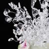 10/50pcs Artificial Plants Crystal Acrylic Water Droplet Wedding Bridal Bouquet Wreath Hairpin Diy Gift Festival Decor Accessory