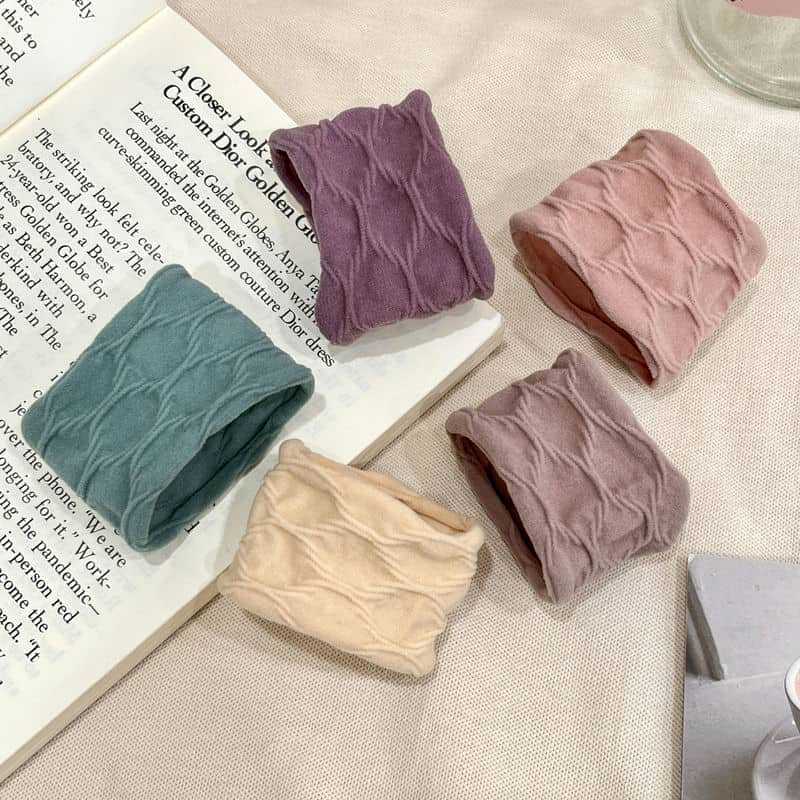 10PCS High Elasticity Durable Hair Tie Korean Style Large Rubber Band High End Fabric Headband Versatile High Ponytail Headband