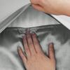 Saténový povlak na polštář pro vlasy a pokožku Queen Silver Grey Hedvábný povlak na polštář 20x30 palců Sada 2 kusů se zavíráním na obálku Podobné jako povlaky na polštáře Silk