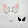 Bunny Ear Headband with Charms Plush Rabbit Costume Furry One Size