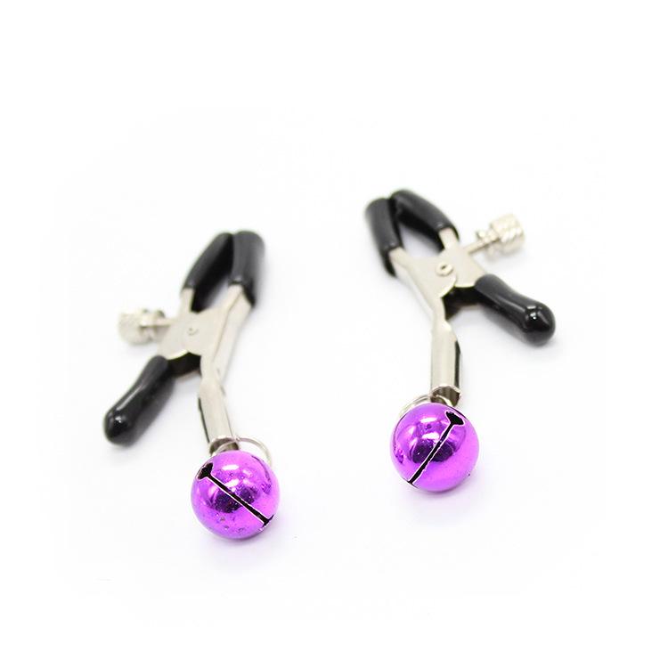 Multicolor Adult Nipple Clamps with Single Bell for Women