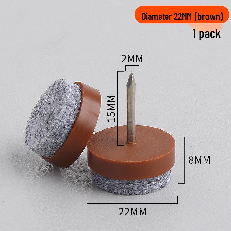 Thickened Silent Anti-slip Furniture Floor Pads: Moisture-proof Felt Nail Protectors for Tables, Chairs, Sofas, Cabinets.