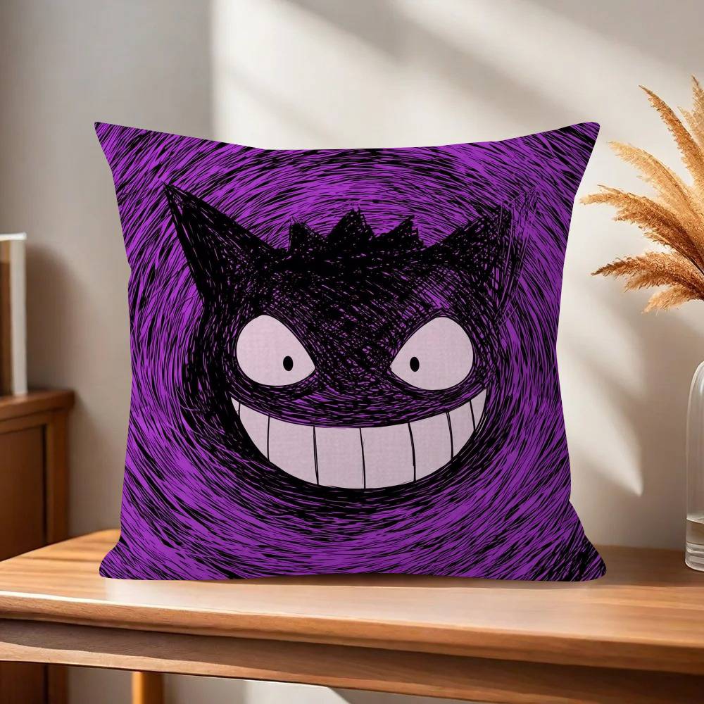 Personalized Pillow Cover Kids Bedroom Wild Party Decor Pillowcase kid Birthday shower Gift Cartoon Anime GGengar cool