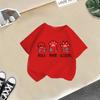 Children T-shirt Cute Cat Printed Kids 100% Cotton Clothes Tops 2-13Y Loose-fit Casual  O-Neck Short-sleeve T-shirt