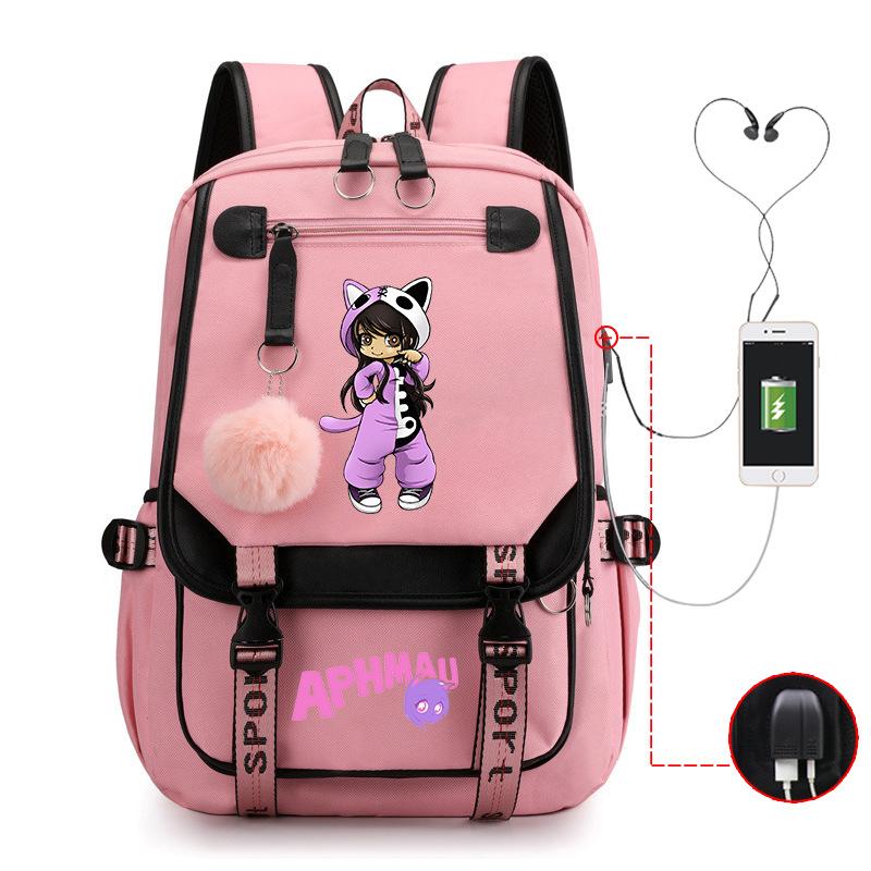 Harajuku Simple And Versatile Junior High School Student Schoolbag Female Lightweight Large-Capacity Junior High School Student Backpack