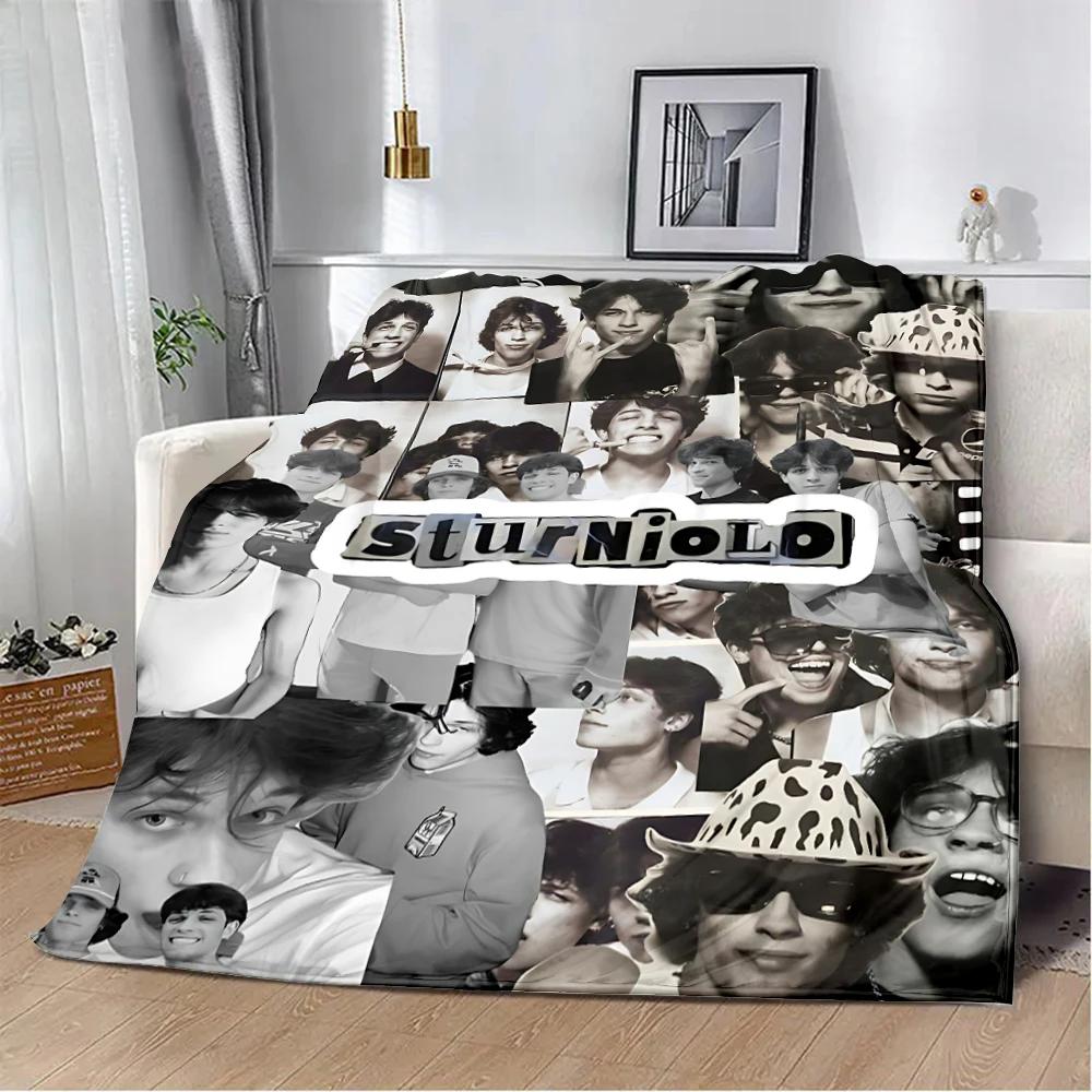 Sturniolo Triplets Bedruckte Decke, Picknickdecken, warme Decke, weiche und bequeme Decke, für Zuhause, Reisen, Geburtstagsgeschenk