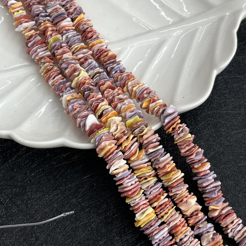 Bead Assortments Irregular Shell Beads Natural Freshwater Shell Isolation Beads 8-12mm For Jewelry Making DIY Necklace Bracelet Earrings Accessory