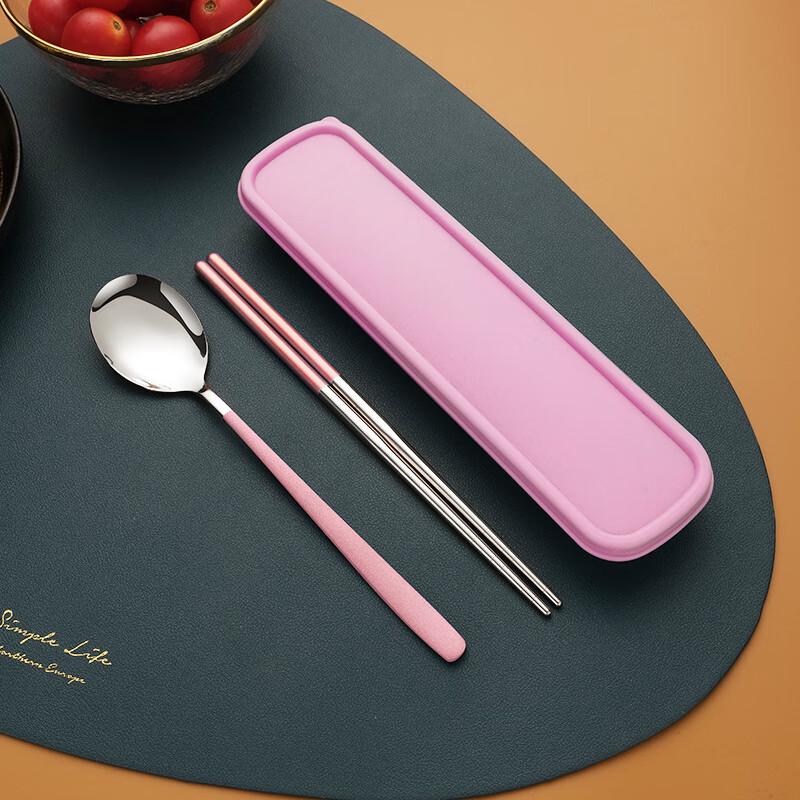 Portable 316 Stainless Steel Chopsticks & Fork Set