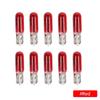 10Pcs W2W T5 12v 1.2w Car Halogen Lamp Instrument Lights Dashboard Bulb Blue Red Amber Yellow Auto Interior Light Car Styling
