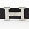 Hermes H Belt 85 Belt Reversible Black / Brown Calfskin Unisex Used