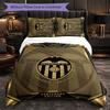 Valencia FC Themed Bedding 3Pcs Duvet Cover Set Decorative Bed Linen For Teen Room Home Decoration