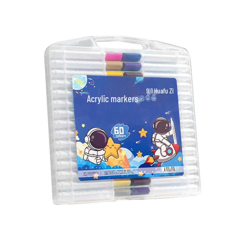 Acrylic Washable Watercolor Markers for Elementary Students - Opaque, Layerable, and Perfect for Kids' Art