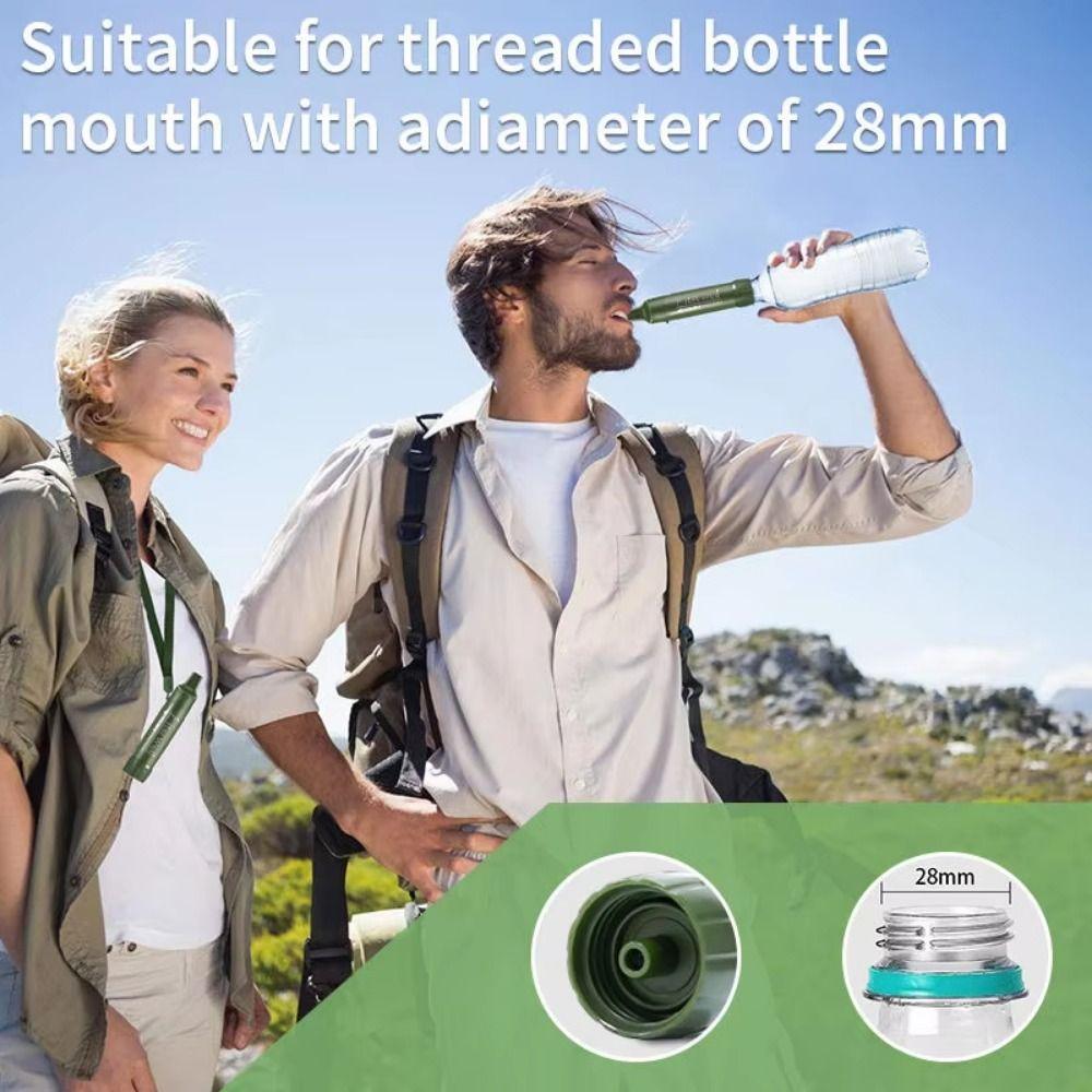 Purifier Mini Water Filter Straw Straw Drinking Water Filtering Straw Hiking