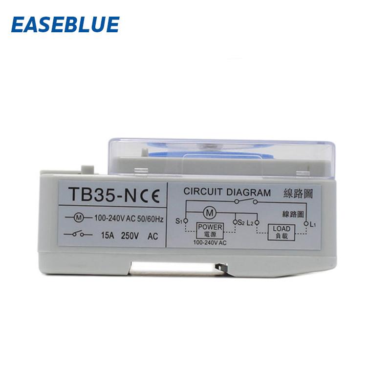 Electrical Mechanical Timer Switch Analog Dial Timers 24hours 7days 15A 20A Din Rail Weekly Programmable Timer Controller3